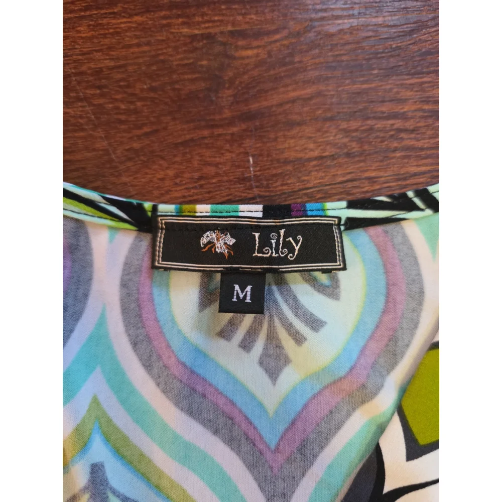 Lily print dress size medium - Picture 4 of 5